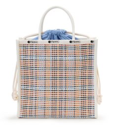 LeSportsac WOVEN MED DRAWST TOTE/マルチメッシュサンド