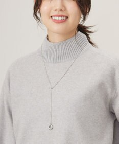 J.PRESS LADIES 3way ガラスリング ラリエット ネックレス