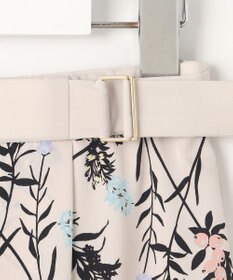 自由区 【洗える・XSサイズあり】ハーバルフロープリント スカート