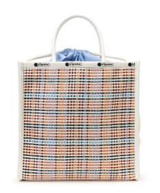 LeSportsac WOVEN MED DRAWST TOTE/マルチメッシュサンド