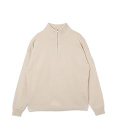 WEGO 【ユニセックス着用ITEM】ミラノリブハーフジッププルオーバー