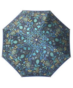 槇田商店 Stig Lindberg HERBARIUM ブルー 折りたたみ傘