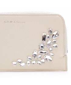 A.D.M.J. 【牛革】モーツァルト/スワロフスキー・クリスタル付オーガナイザーパース