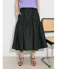 Green Parks ジャガードボリュームスカート