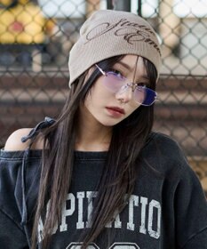 WEGO スプレープリントシングルニットワッチ