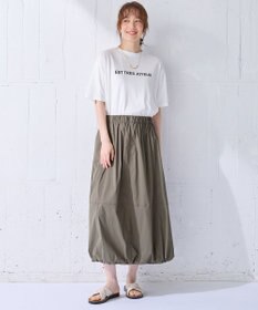 ANY 【ウエストゴム/2WAY】ドロストスカート