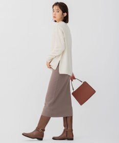 23区 【洗える】ウールカシミヤブレンド チュニック ニット