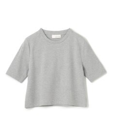 uncrave コットンミラノ ショート丈 Tシャツ（uncrave WHITE）