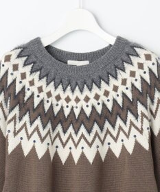 自由区 S フェアアイル ニット