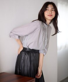 ANY スタンドネックブラウス