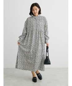 Green Parks ２ｗａｙ小花柄ギャザーシャツワンピース