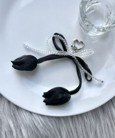 WEGO チューリップリボンビーズキーホルダー