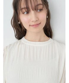 earth music&ecology マジョリカプリーツブラウス