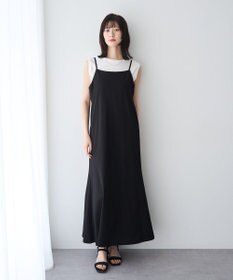 YECCA VECCA 【2点SET】ミリタリーシアーシャツセットキャミワンピース