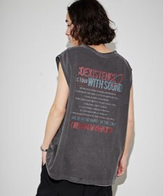 WEGO 【ユニセックス着用アイテム/手洗い可】ピグメントグラフィックノースリーブ