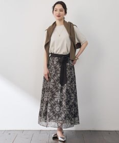 自由区 【アンサンブル対応】シアーシルクミックス カーディガン