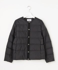 J.PRESS LADIES 【洗える】ライトダウン ノーカラー ジャケット