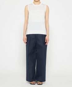 uncrave 【手洗い可】シアー ラメ ノースリーブニット（uncrave STANDARD）