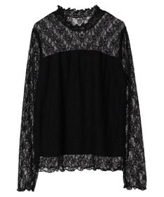 earth music&ecology レースドッキングプルオーバー