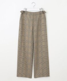 J.PRESS LADIES S モナベールツイル チェック ワイド パンツ
