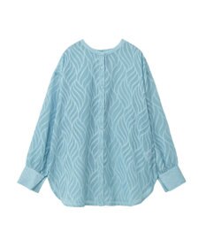 Green Parks ２ＷＡＹ　リーフジャガードシアーシャツ