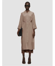 JOSEPH クレープ ド ソワ　ミディドレス