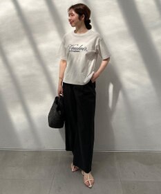 UNFILO BEAUTY FORM-Tコットン ロゴ半袖T