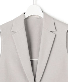 ICB L 【先行予約】LooseWeave バックスリットジレ