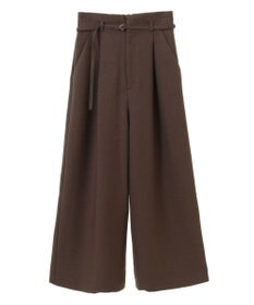 earth music&ecology ベルト付きワイドパンツ