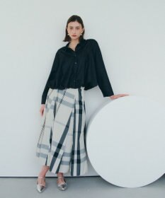 YECCA VECCA 撥水メモリーフレアスカート