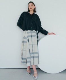 YECCA VECCA 撥水メモリーフレアスカート