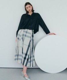 YECCA VECCA 撥水メモリーフレアスカート