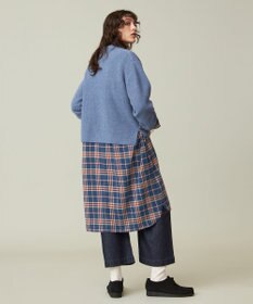 J.PRESS YORK STREET 【WOMEN】ウールカシミヤ ボトルネックショートニット