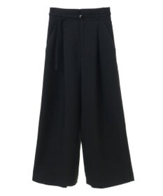 earth music&ecology ベルト付きワイドパンツ