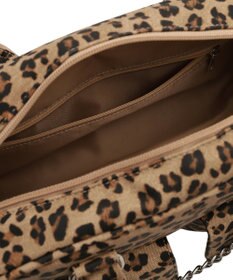 WEGO チャーム付きチェーンボストンバッグ