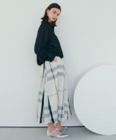 YECCA VECCA 撥水メモリーフレアスカート