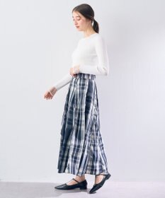 YECCA VECCA 撥水メモリーフレアスカート