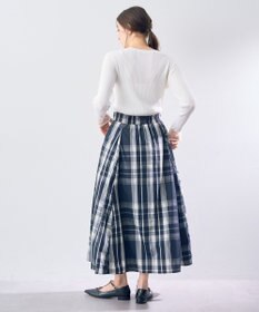 YECCA VECCA 撥水メモリーフレアスカート