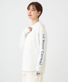 SHARE PARK LADIES 【UNISEX】吸水速乾 ショルダーロゴロングスリーブTシャツ（S・Mサイズ）