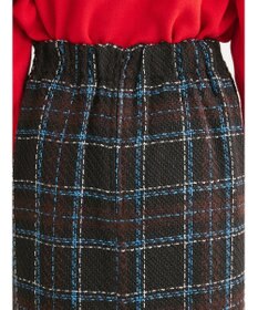 Green Parks ・ＳＵＧＡＲ　ＳＰＯＯＮ　チェックフリンジスカート