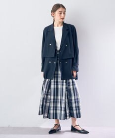 YECCA VECCA 撥水メモリーフレアスカート