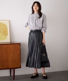 ANY スタンドネックブラウス