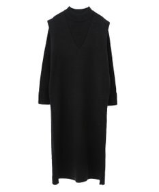 earth music&ecology Ｓｅｔ２点ハイネックプルオーバー＋ニットワンピース