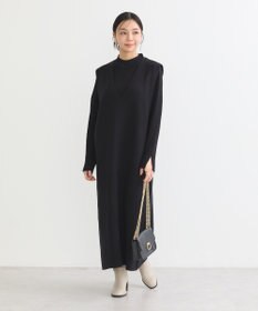 earth music&ecology Ｓｅｔ２点ハイネックプルオーバー＋ニットワンピース