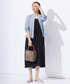 J.PRESS LADIES L 【洗える】テトロンレーヨンマンスローン ブラウス