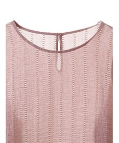 earth music&ecology キャンディースリーブシアーブラウス