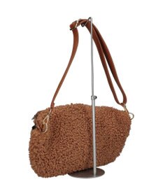 INTER-CHAUSSURES 【ANDREA CARDONE】レザーストラップボアショルダーバッグ