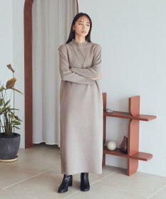 earth music&ecology Ｓｅｔ２点ハイネックプルオーバー＋ニットワンピース