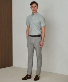 GOTAIRIKU 麻混・襟しっかり【洗える/通気性】ノルマンディーリネン ボタンダウンポロシャツ(25/26年モデル)