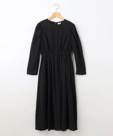 組曲 シャーリングライクシフォン ワンピース